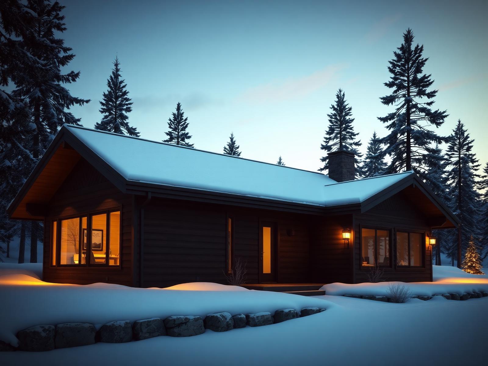 Winter Cabin